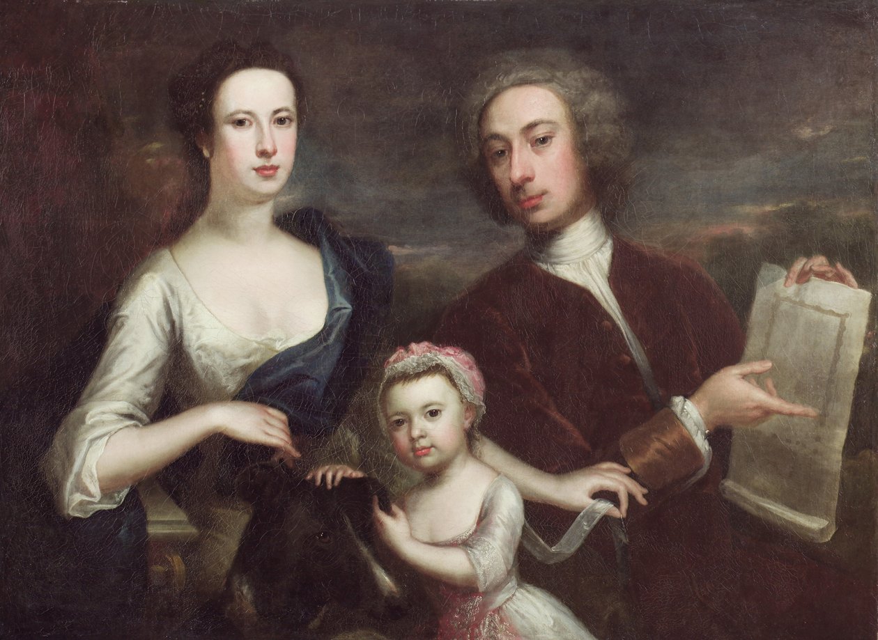 Portret van Richard Boyle en Dorothy Savile door William (attr. to) Aikman