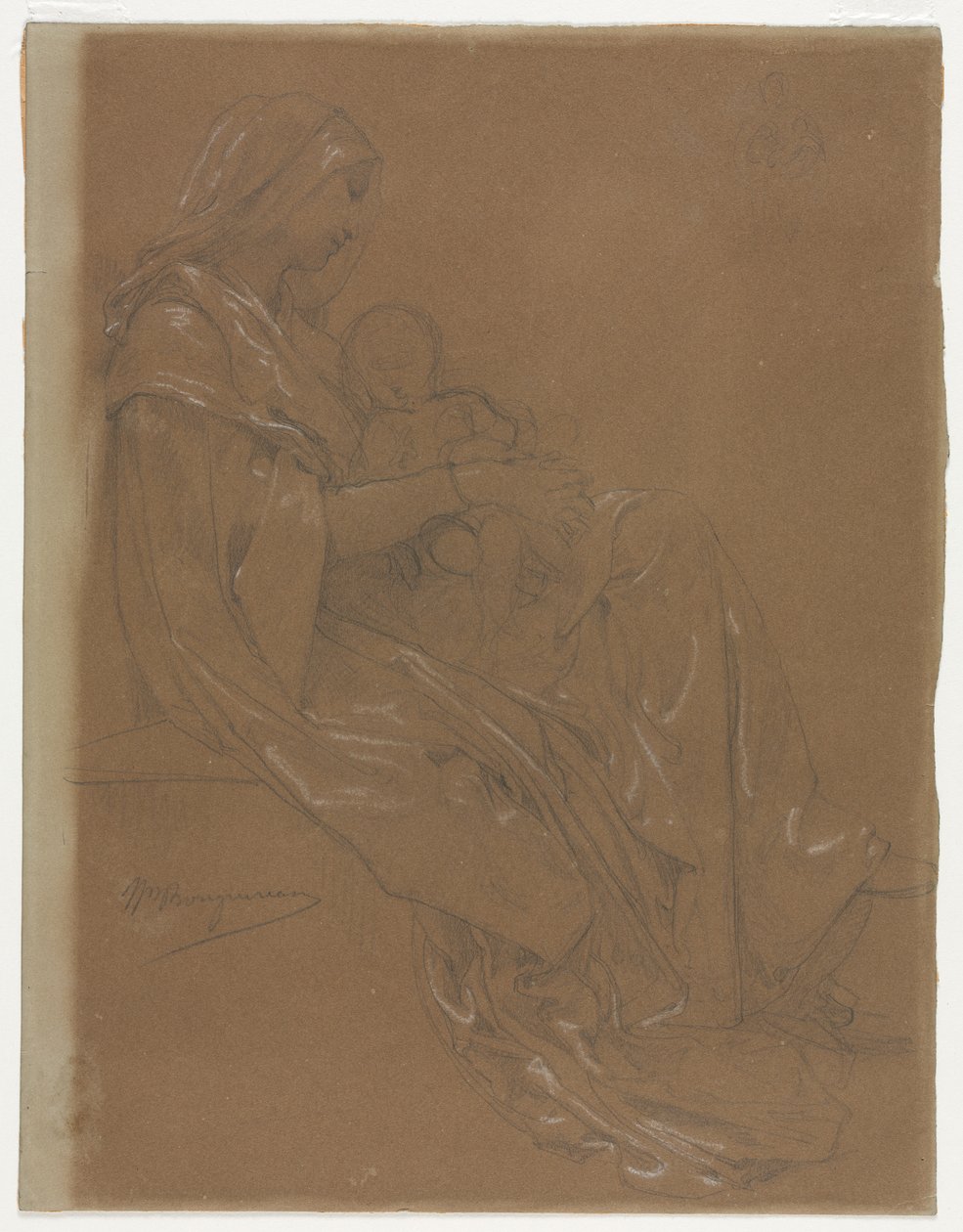 De Maagd en het Kind, tweede helft 19e eeuw door William Adolphe Bouguereau