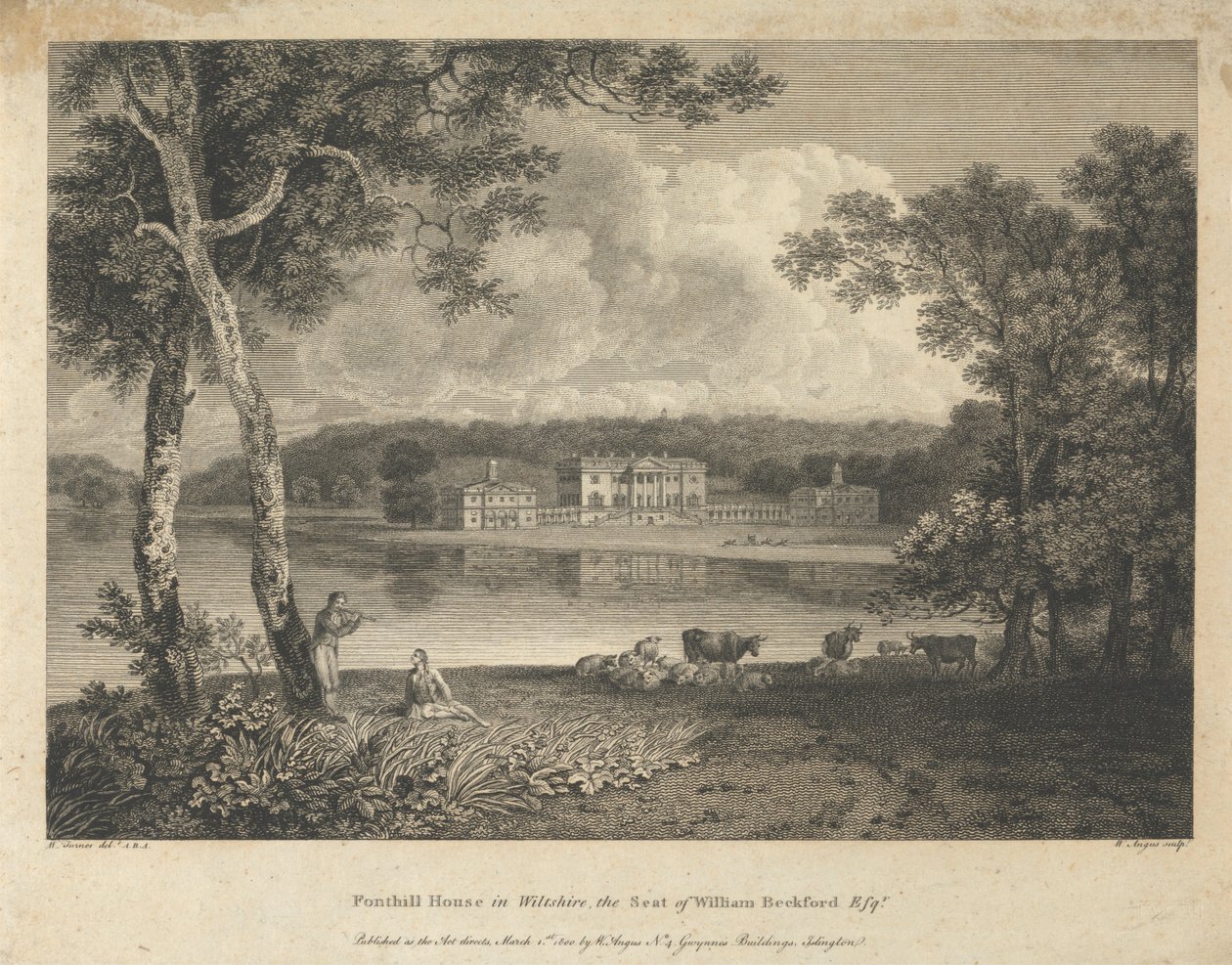 Fonthill House, Wiltshire door William Angus