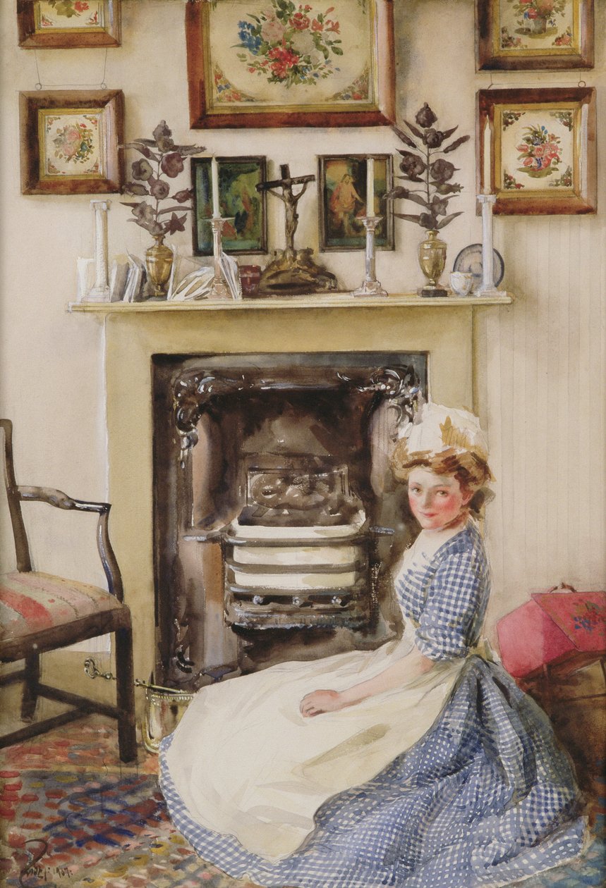 Het Zwartmaken van het Vuurrooster, 1907 door William B. E. Rankin