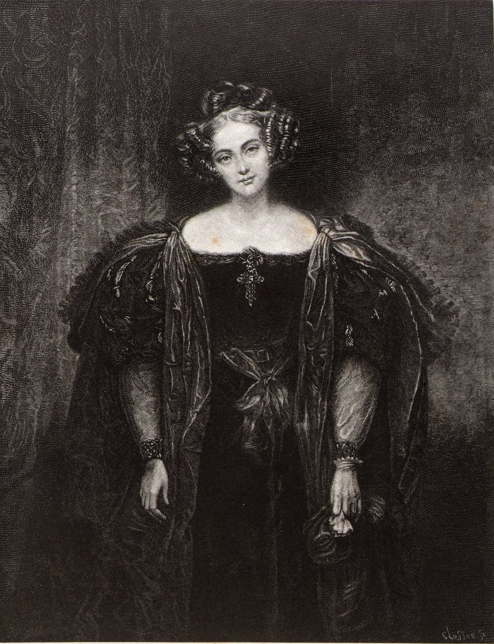 Miss Henrietta Sontag, Als Donna Anna in Don Juan door William Baxter Closson