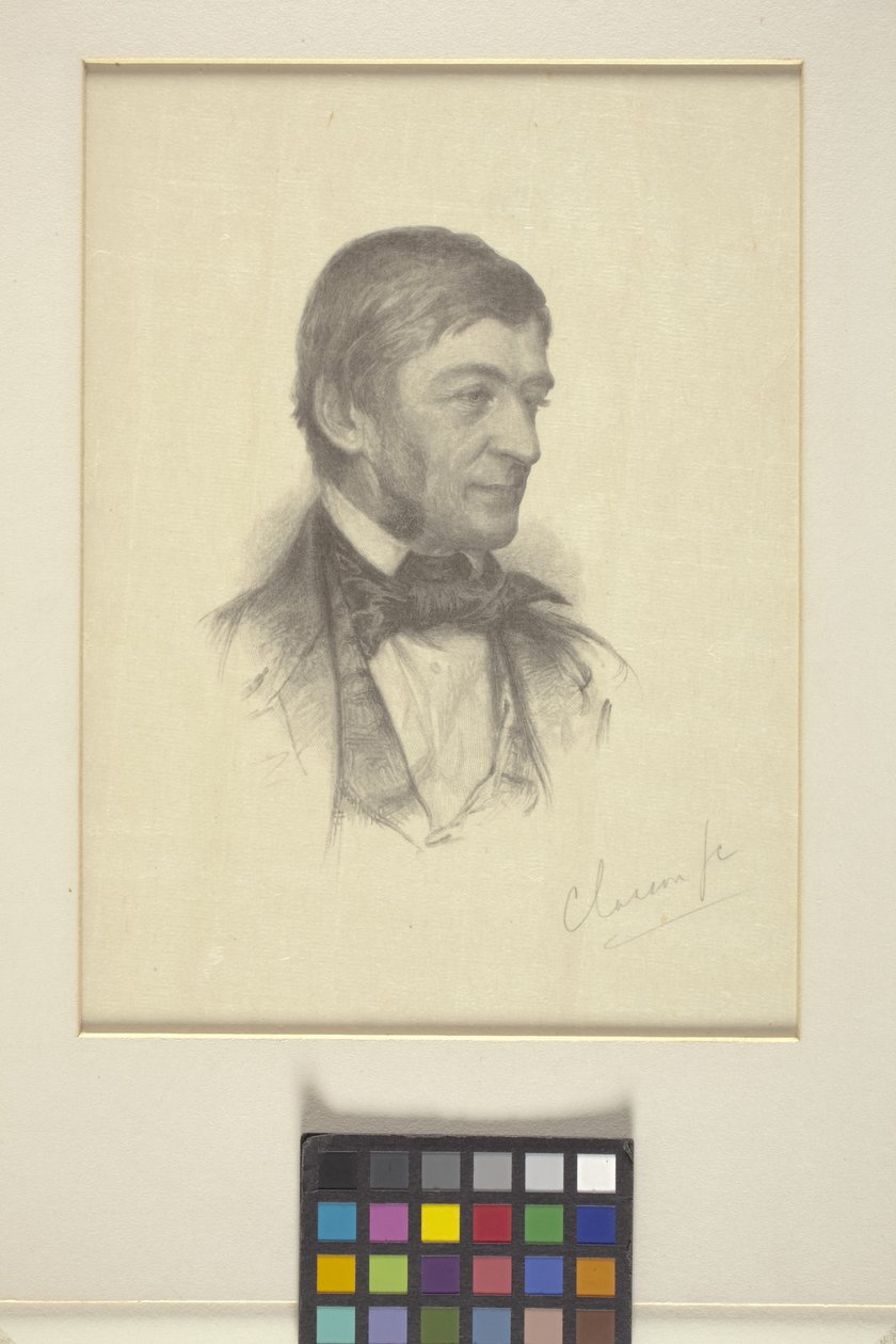 Portret van Ralph Waldo Emerson door William Baxter Palmer Closson