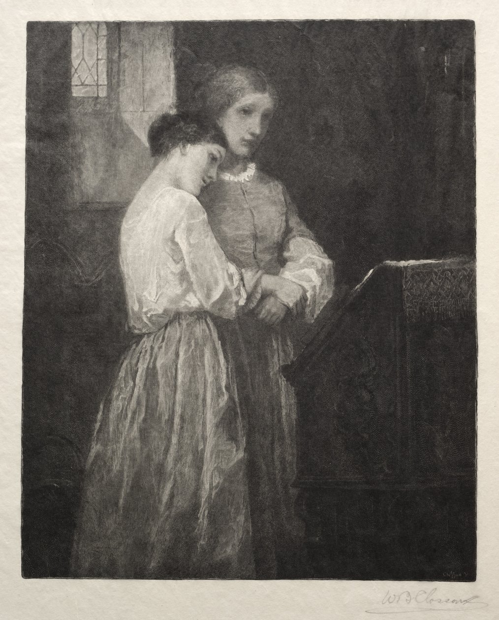De Luisteraars, 1887 door William Baxter Palmer Closson