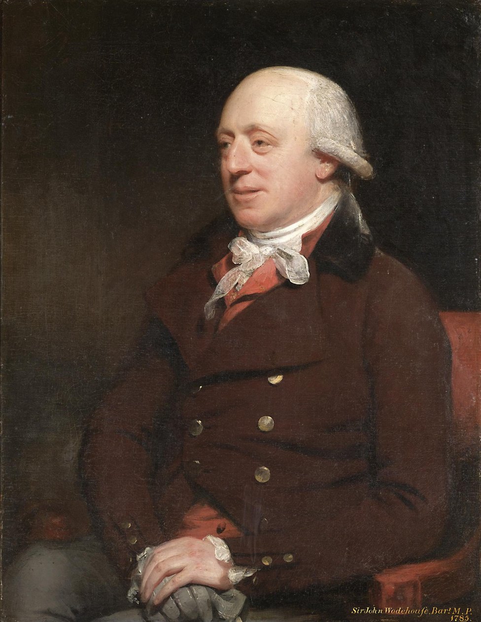 Portrait of Sir John Wodehouse M.P. Norfolk (1741-1834) door William Beechey