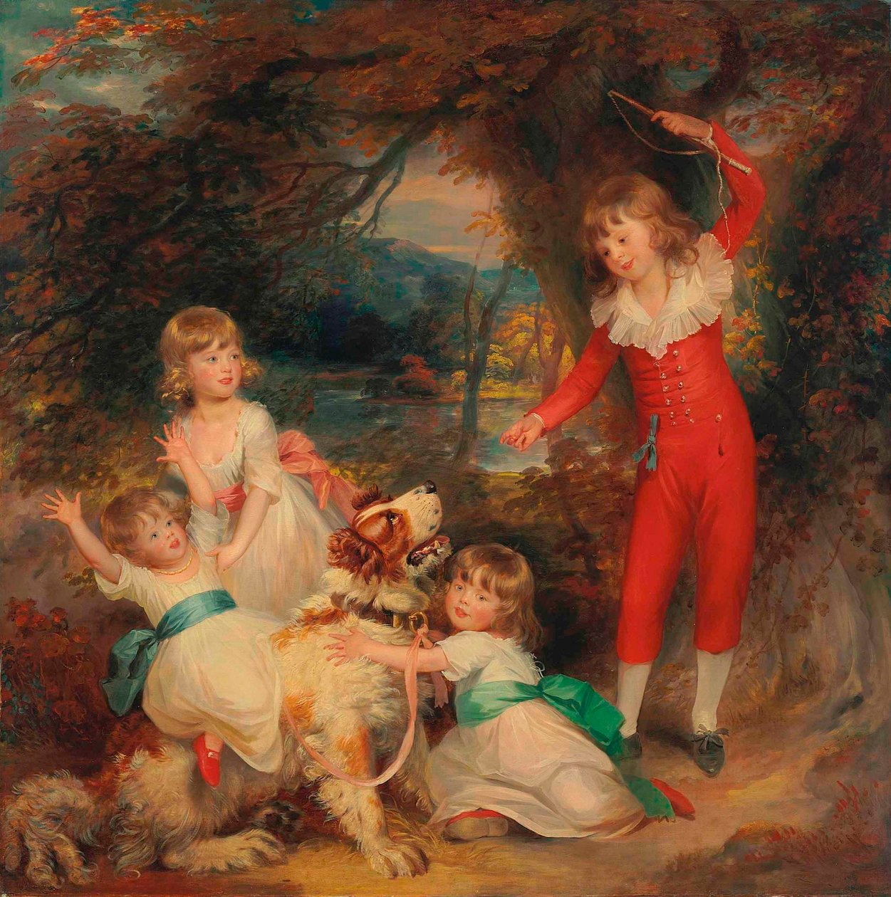 De Dashwood-kinderen door William Beechey