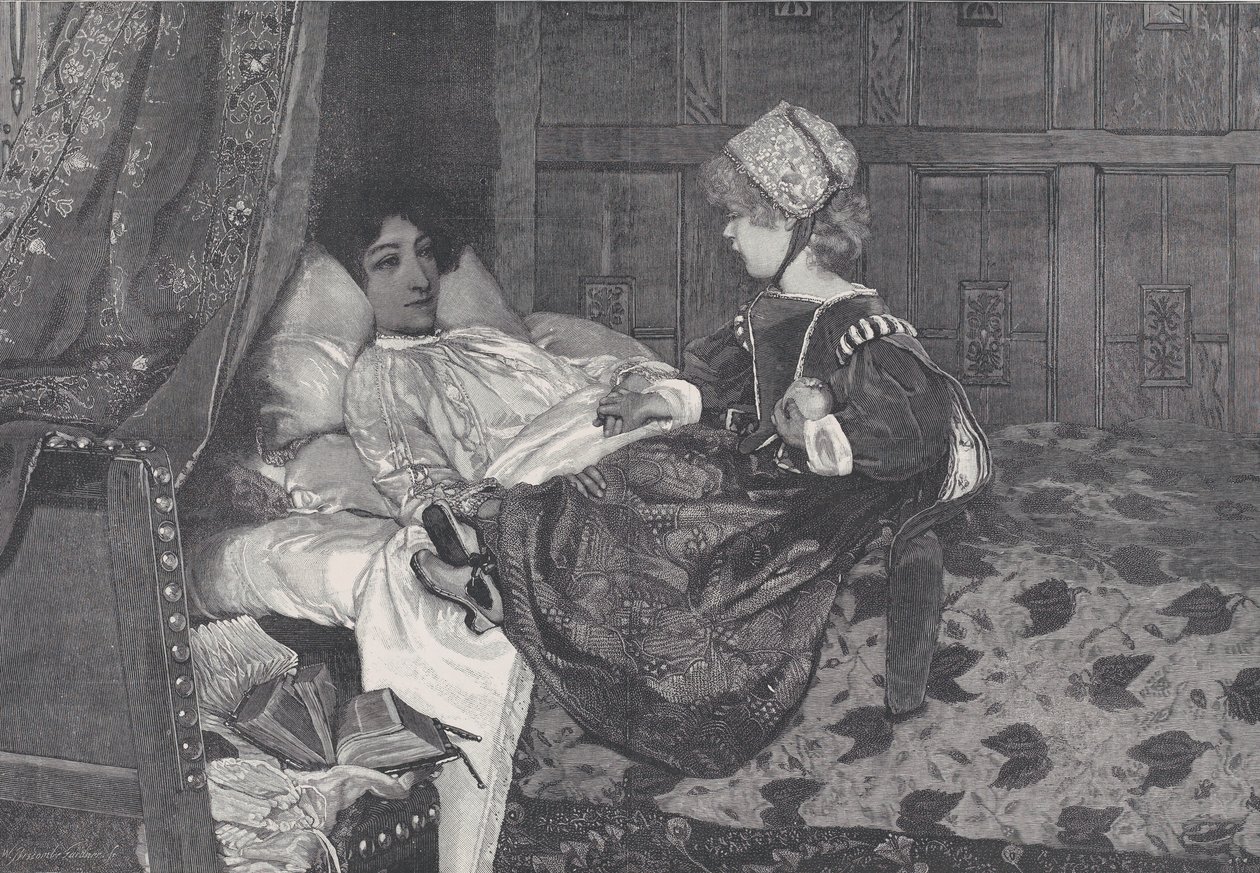 Altijd welkom, uit Illustrated London News door William Biscombe Gardner