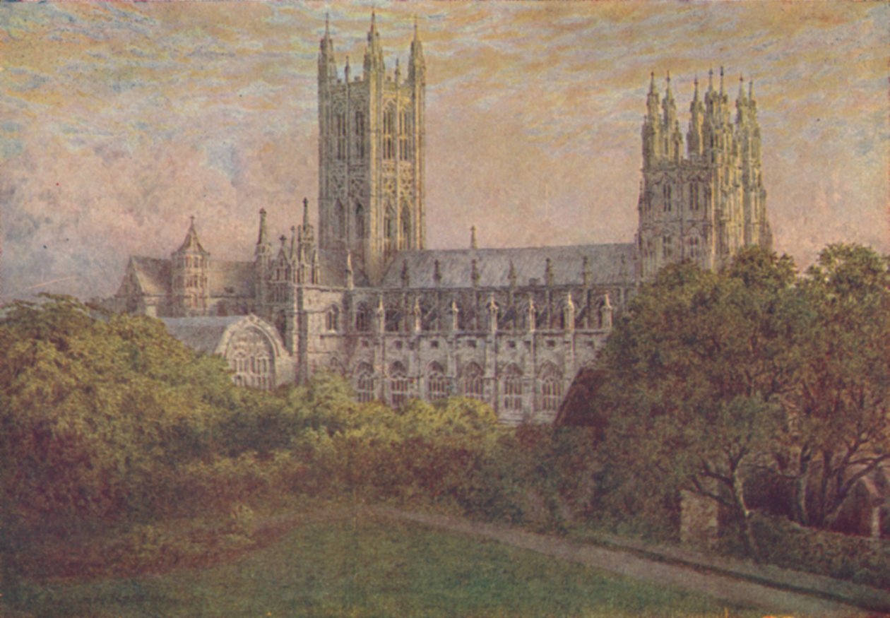 Canterbury Kathedraal, 1910 door William Biscombe Gardner