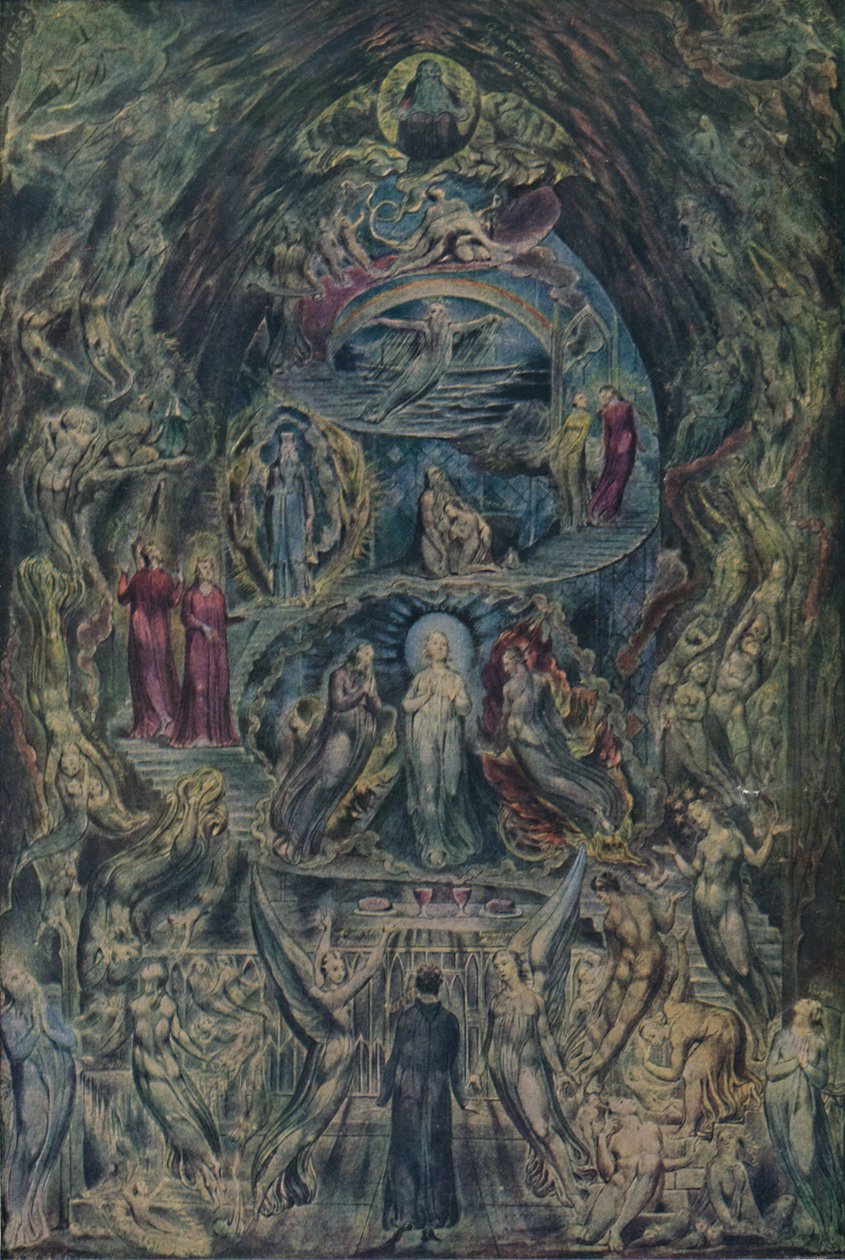 Een allegorie, ca. 1820-1825, 1922 door William Blake