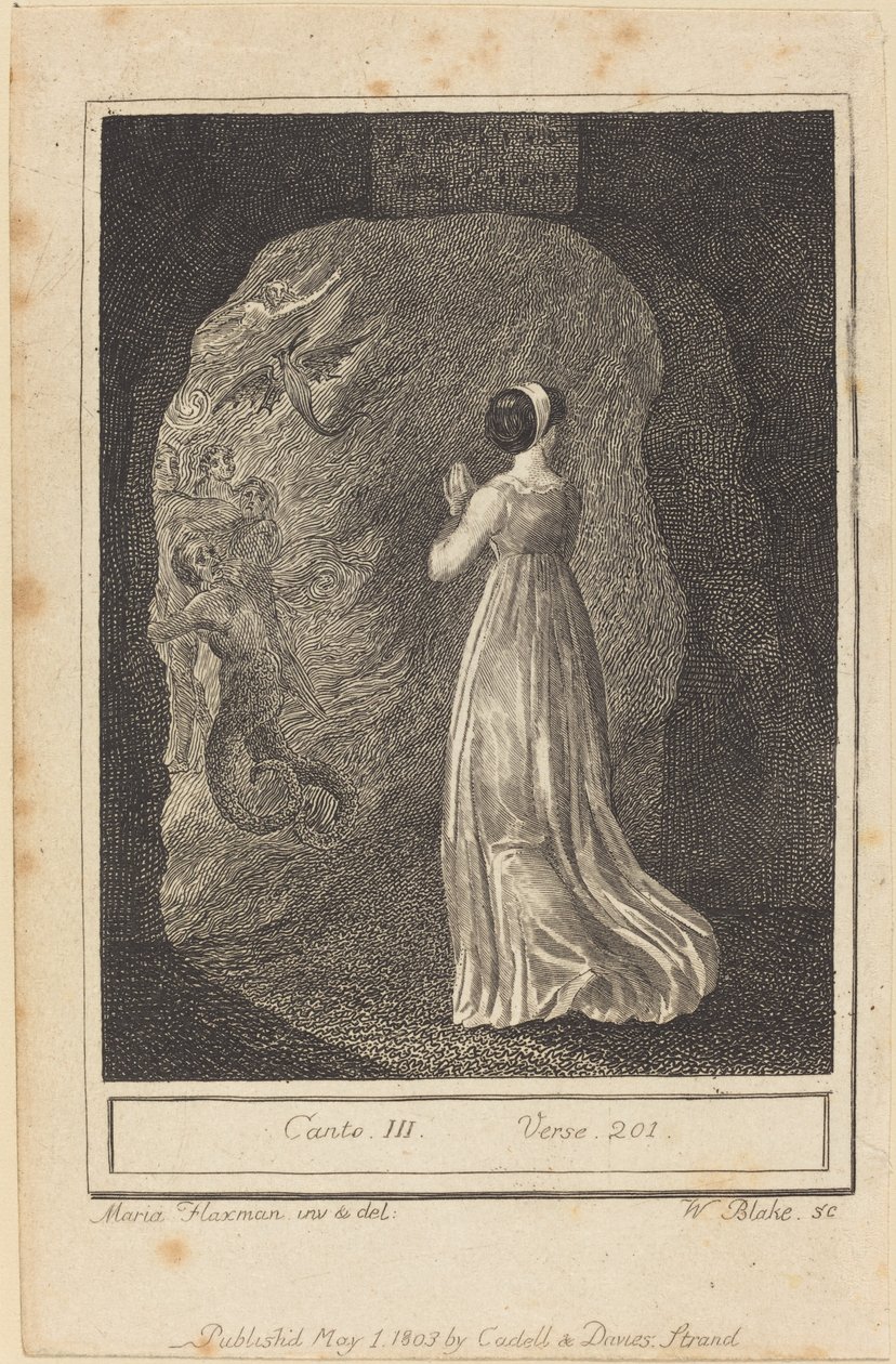 Canto III, vers 201, 1803 door William Blake