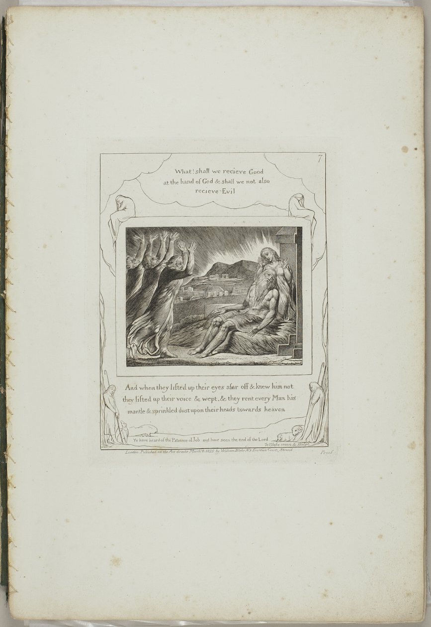 Illustraties van het Boek Job door William Blake
