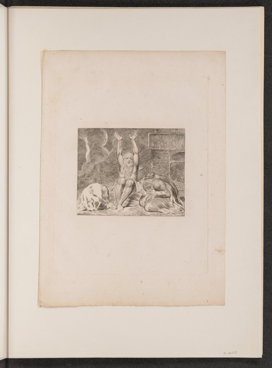 Jobs Wanhoop door William Blake