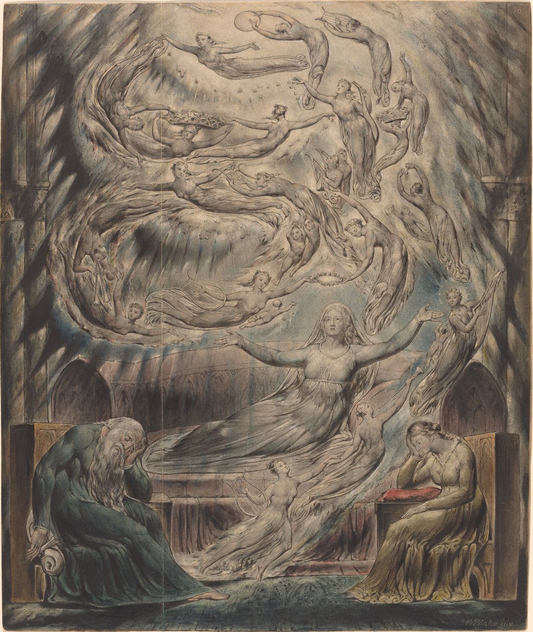 Droom van Koningin Katherine door William Blake