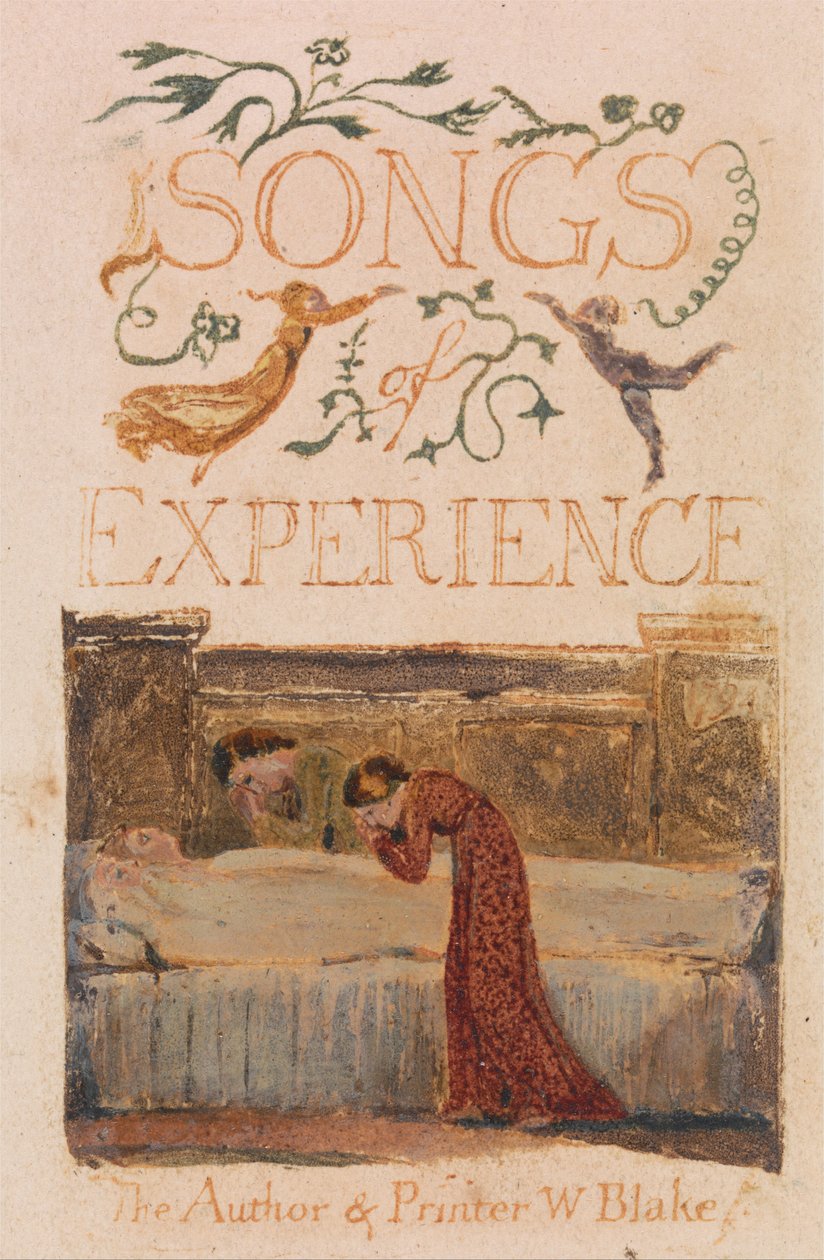Songs of Innocence and of Experience, Plaat 33, Titelpagina van Experience (Bentley 29) door William Blake