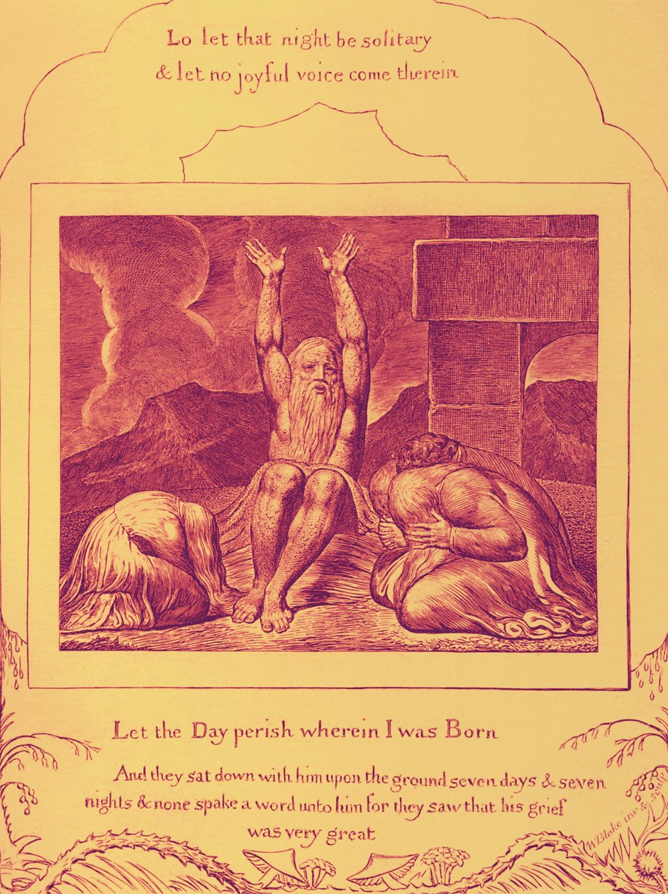 Het boek Job illustraties door William Blake door William Blake