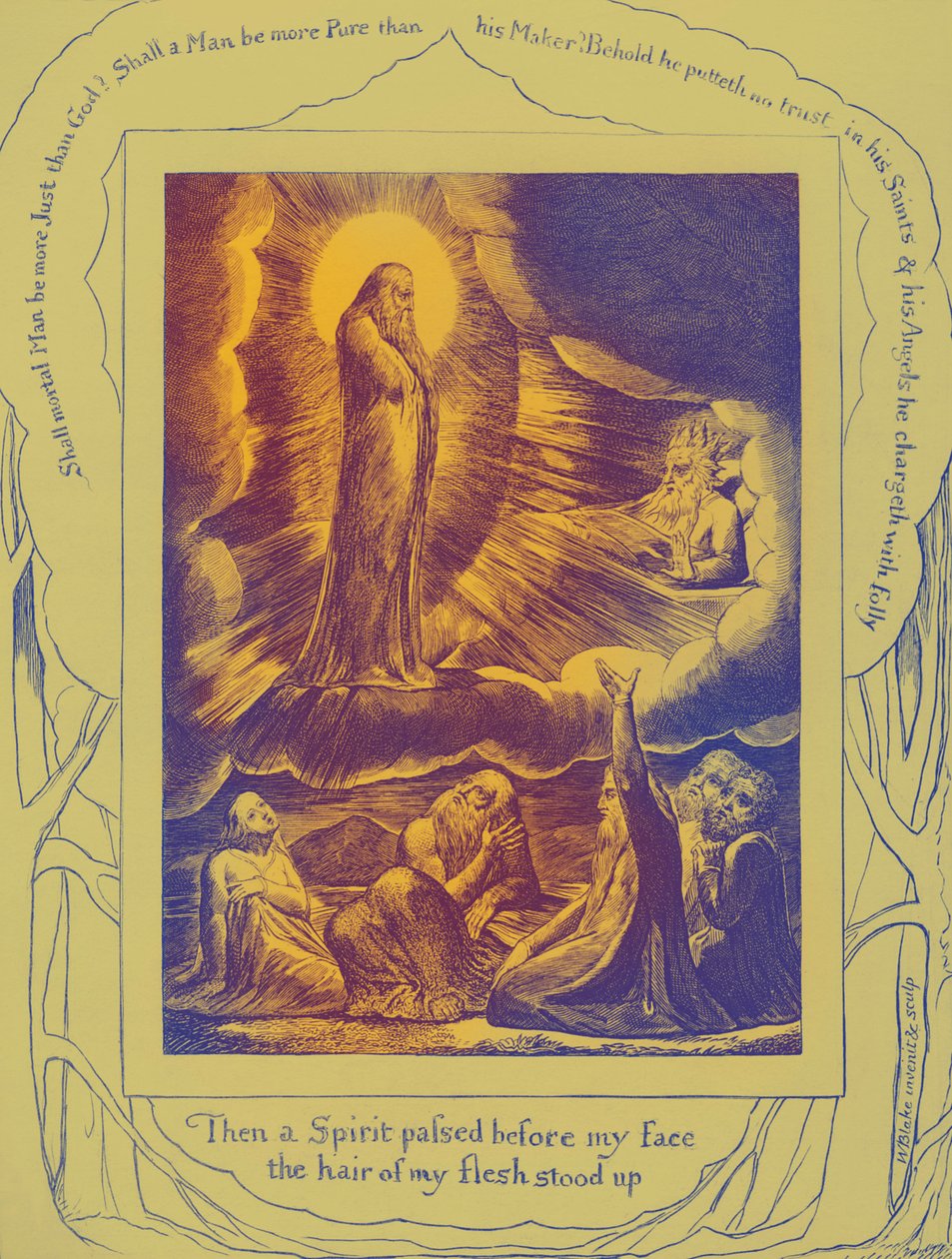 Het boek Job illustraties door William Blake door William Blake