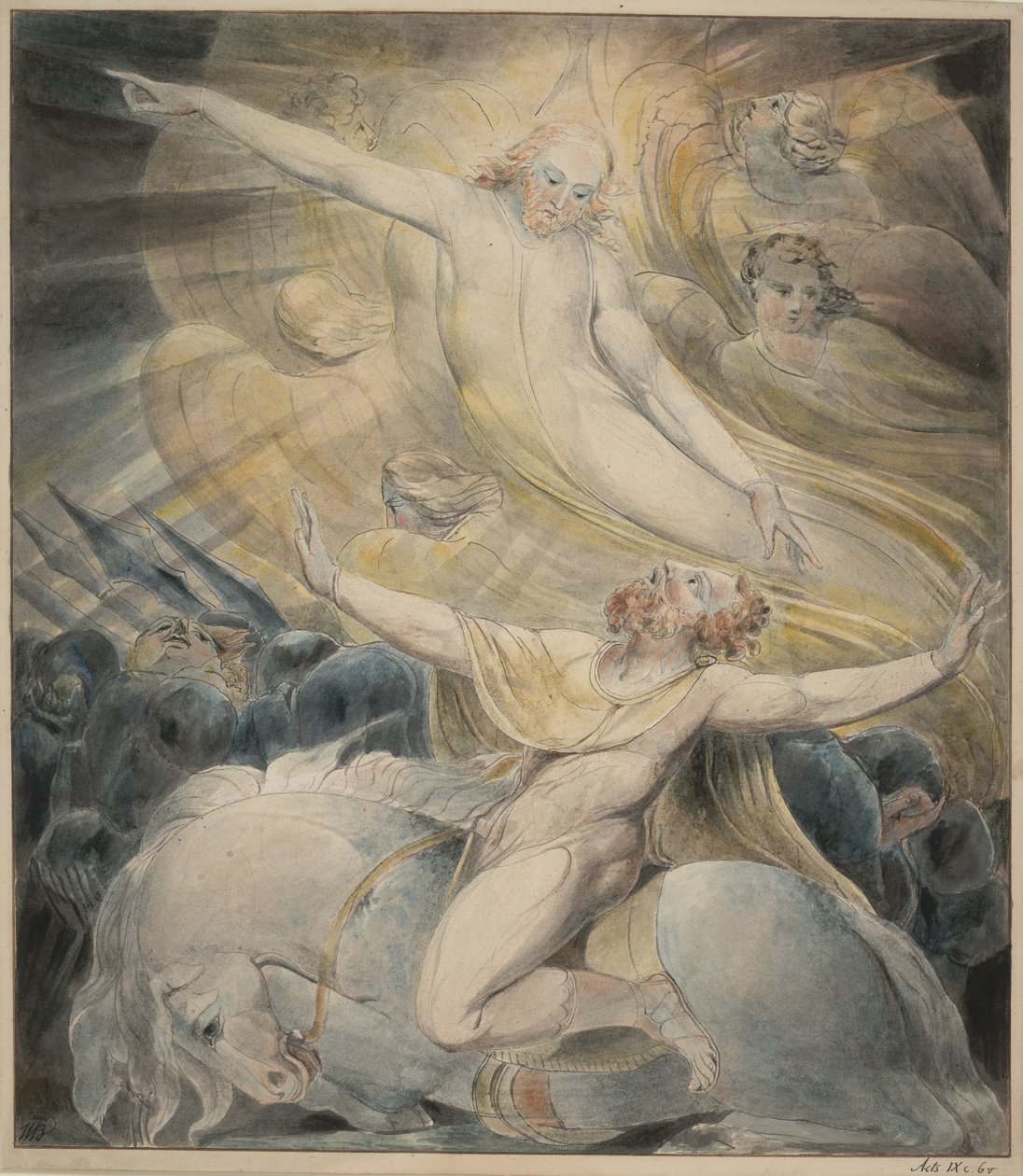 De Bekering van Saul door William Blake