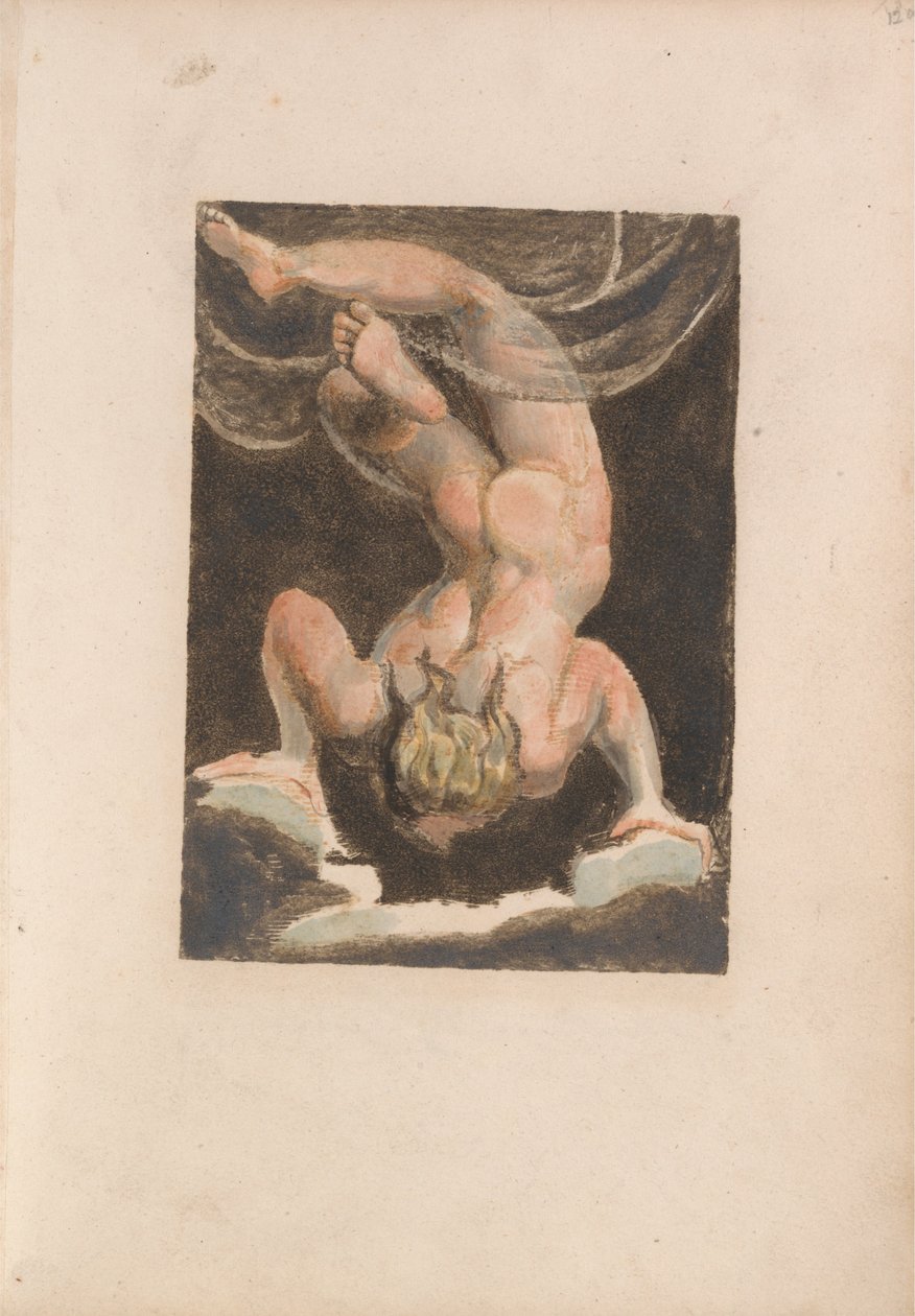 Het Eerste Boek van Urizen, Plaat 15 (Bentley 14) door William Blake