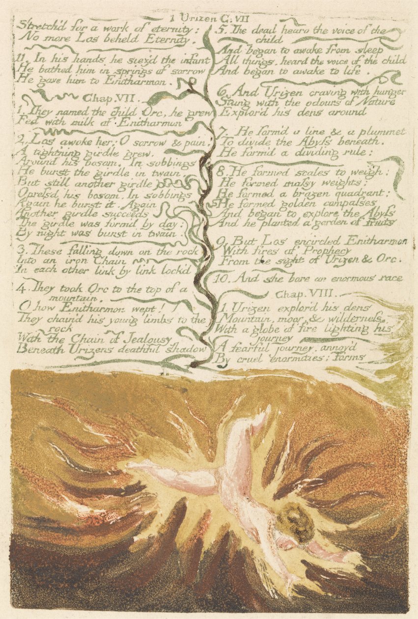 Het eerste boek van Urizen, plaat 19, 