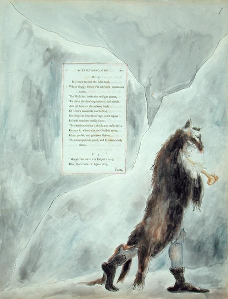 De vooruitgang van de poëzie, een Pindarische ode, uit 