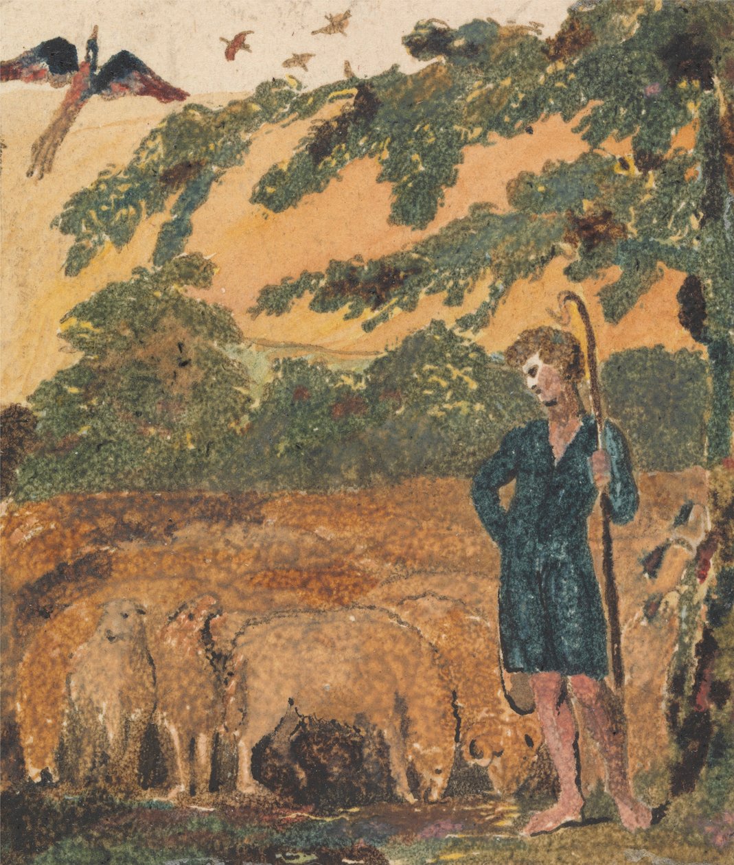 Der Hirte, aus Songs of Innocence door William Blake