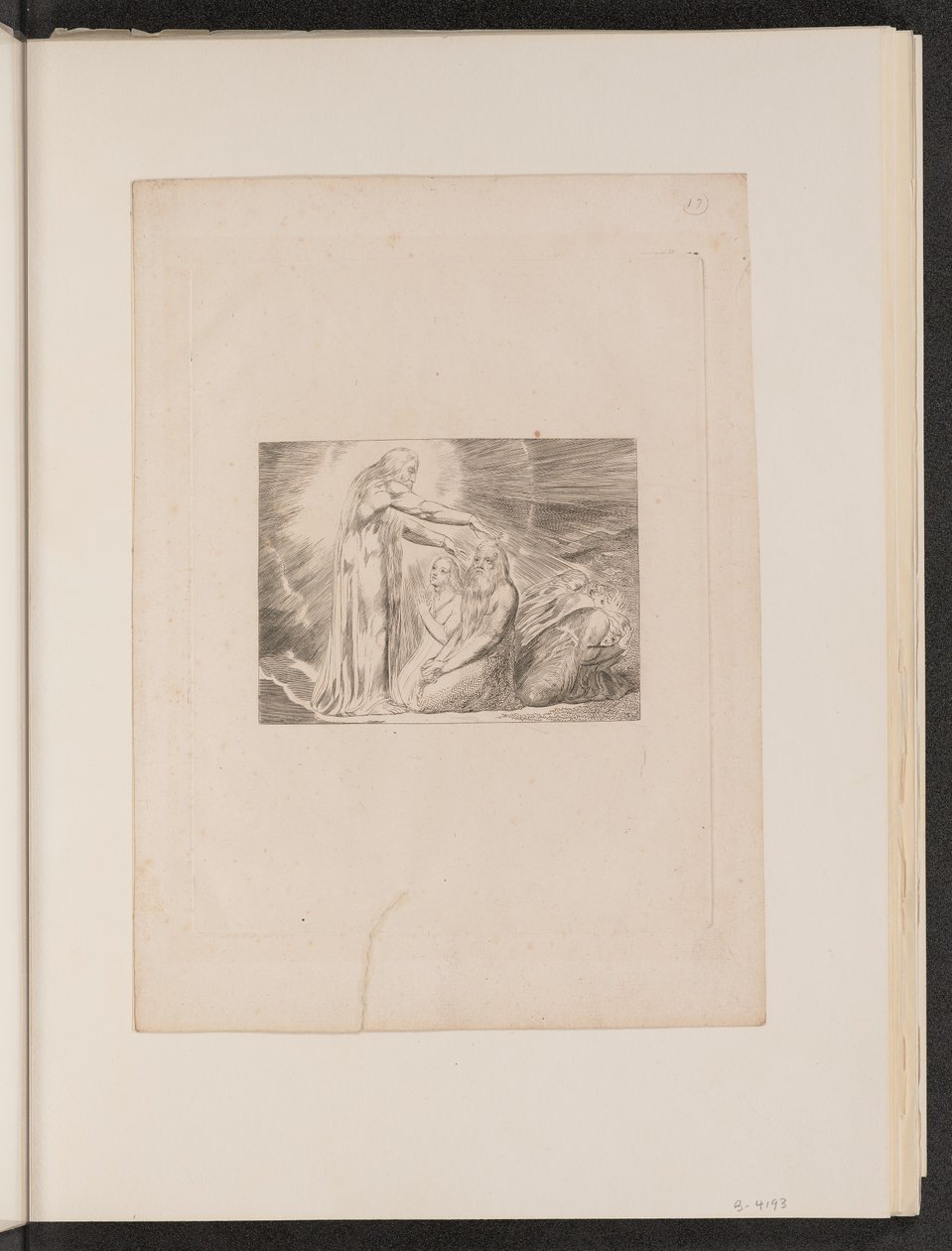 De visie van Christus door William Blake