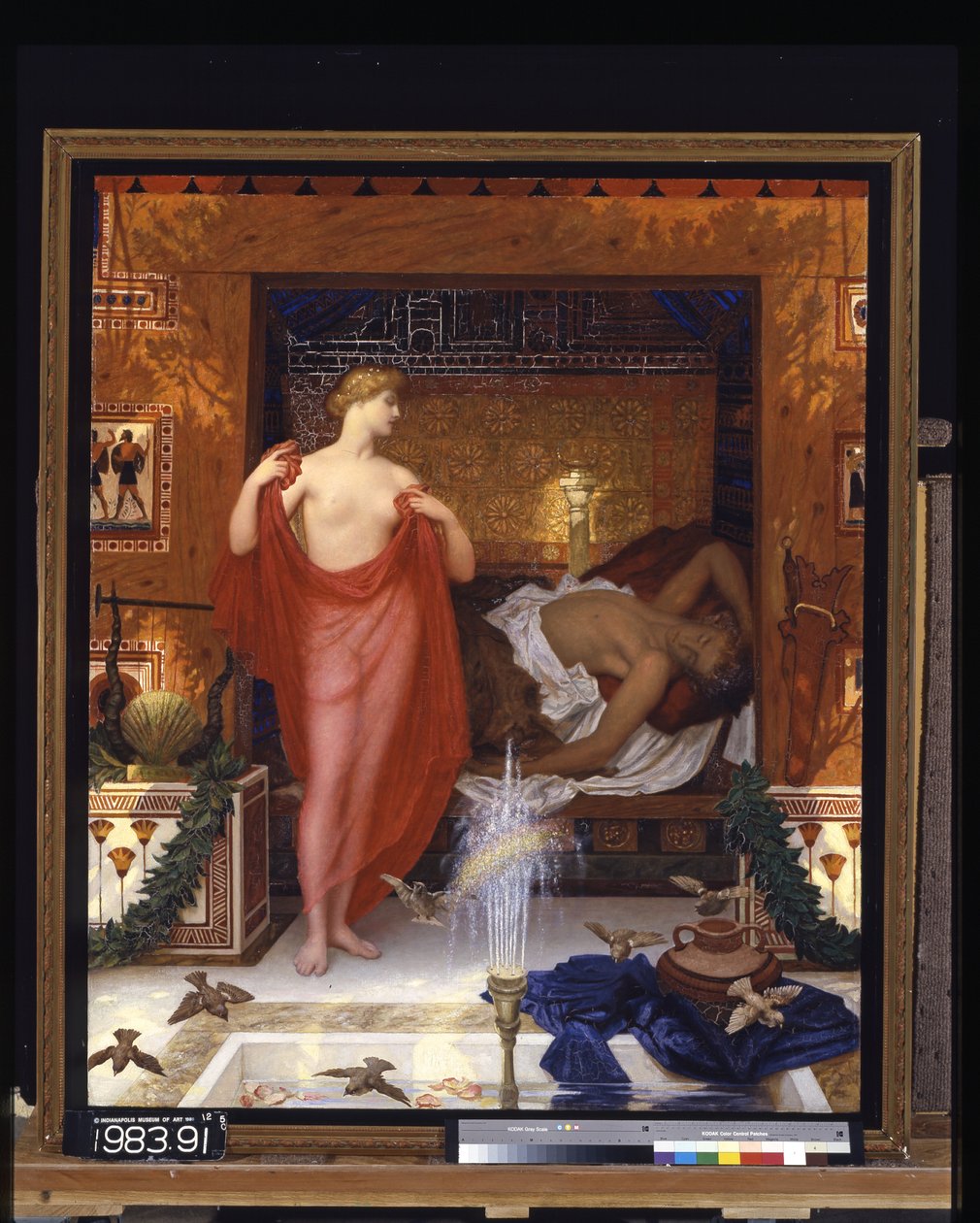Hera In Het Huis Van Hephaistos door William Blake Richmond