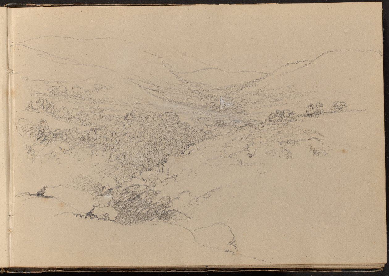 Valleiscène door William Brockedon