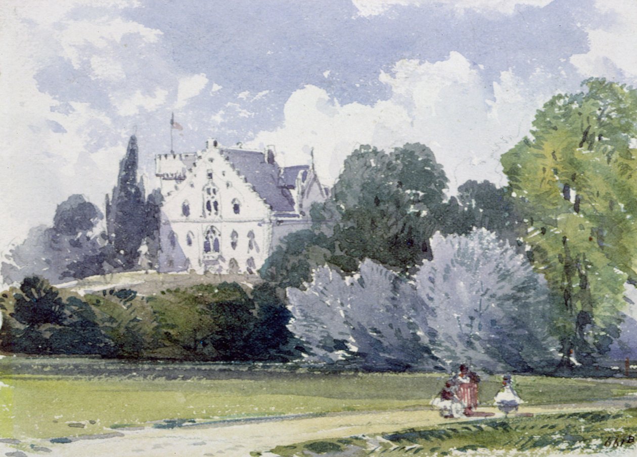 Souvenirs van Rosenau, de geboorteplaats van ZKH De Prins-Gemaal, Echtgenoot van Koningin Victoria door William Callow