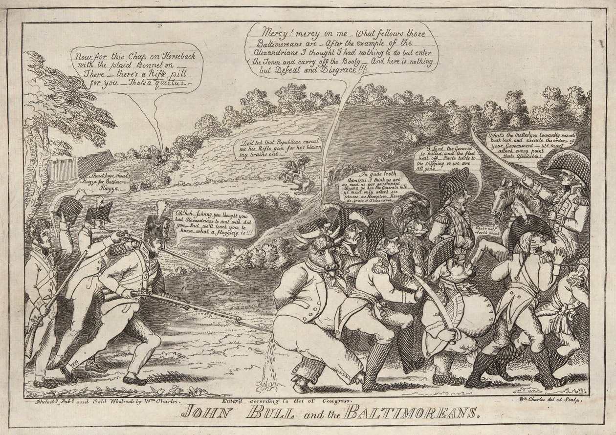 John Bull and the Baltimoreans door William Charles