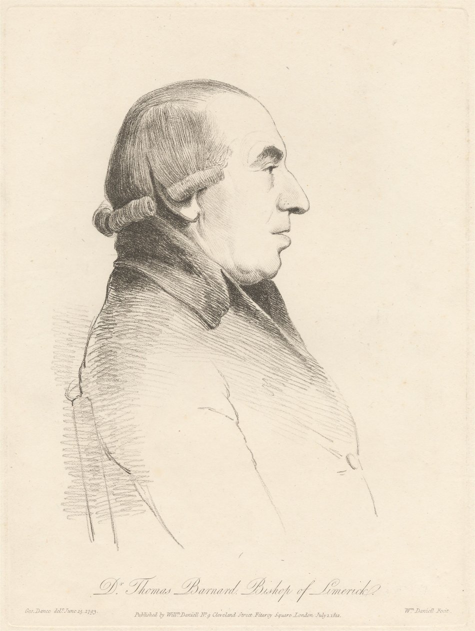 Dr. Thomas Barnard, bisschop van Limerick door William Daniell