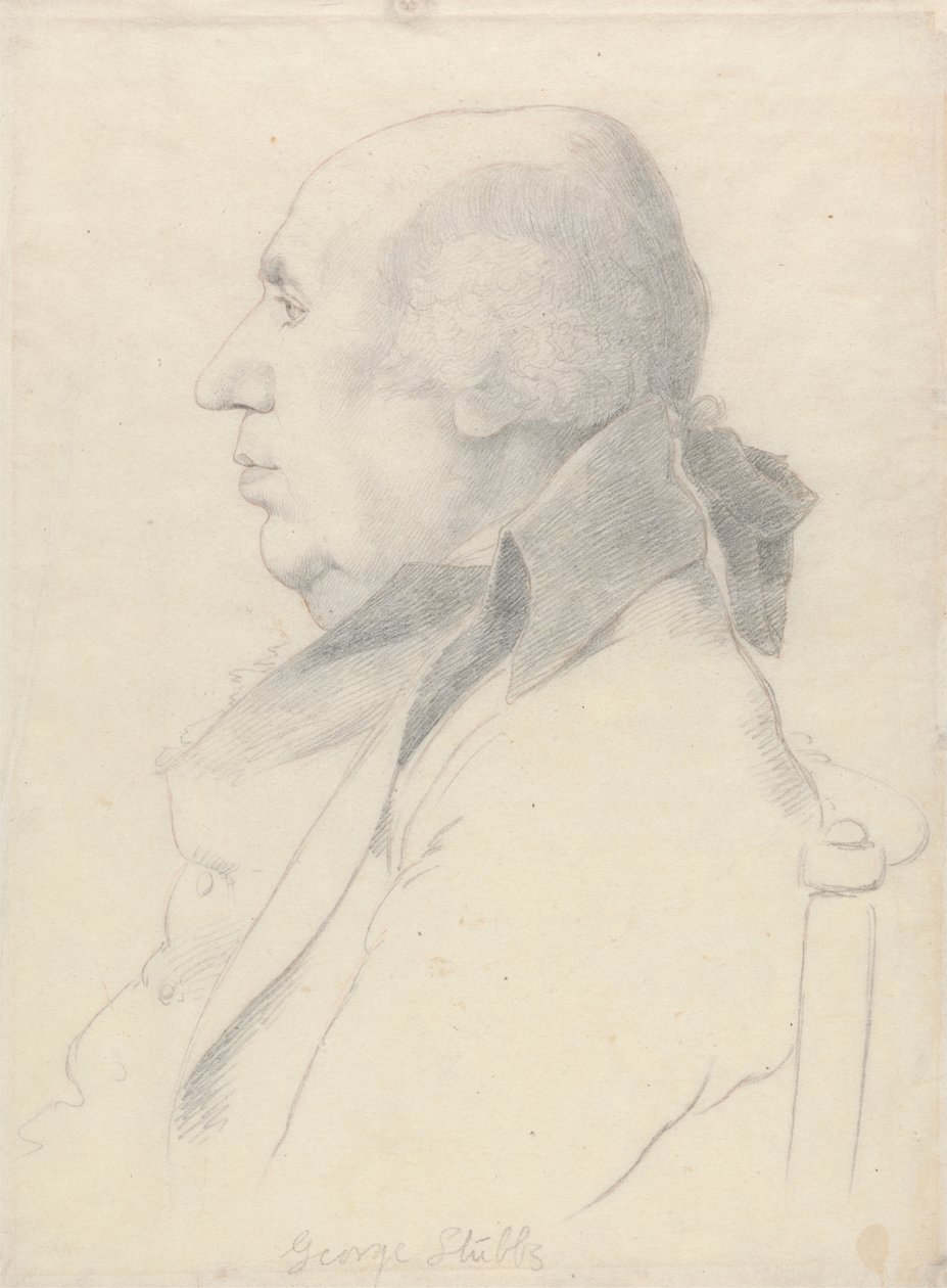 Portret van George Stubbs door William Daniell