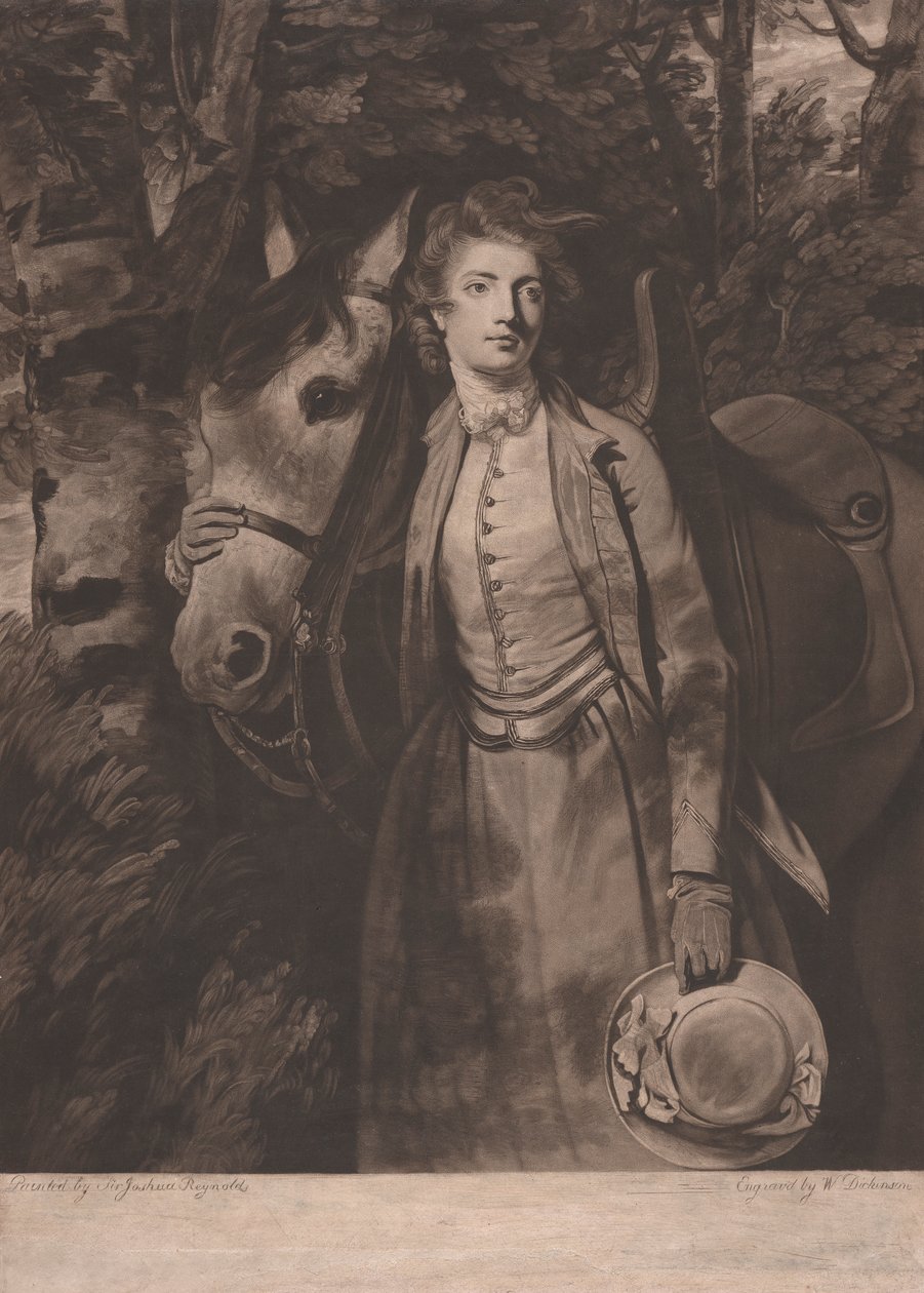 Lady Charles Spencer door William Dickinson