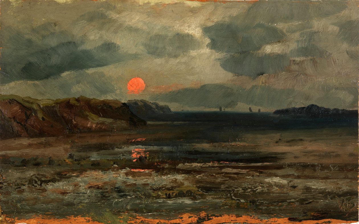 Zonsopgang boven Viswateren--Maine door William E. Norton