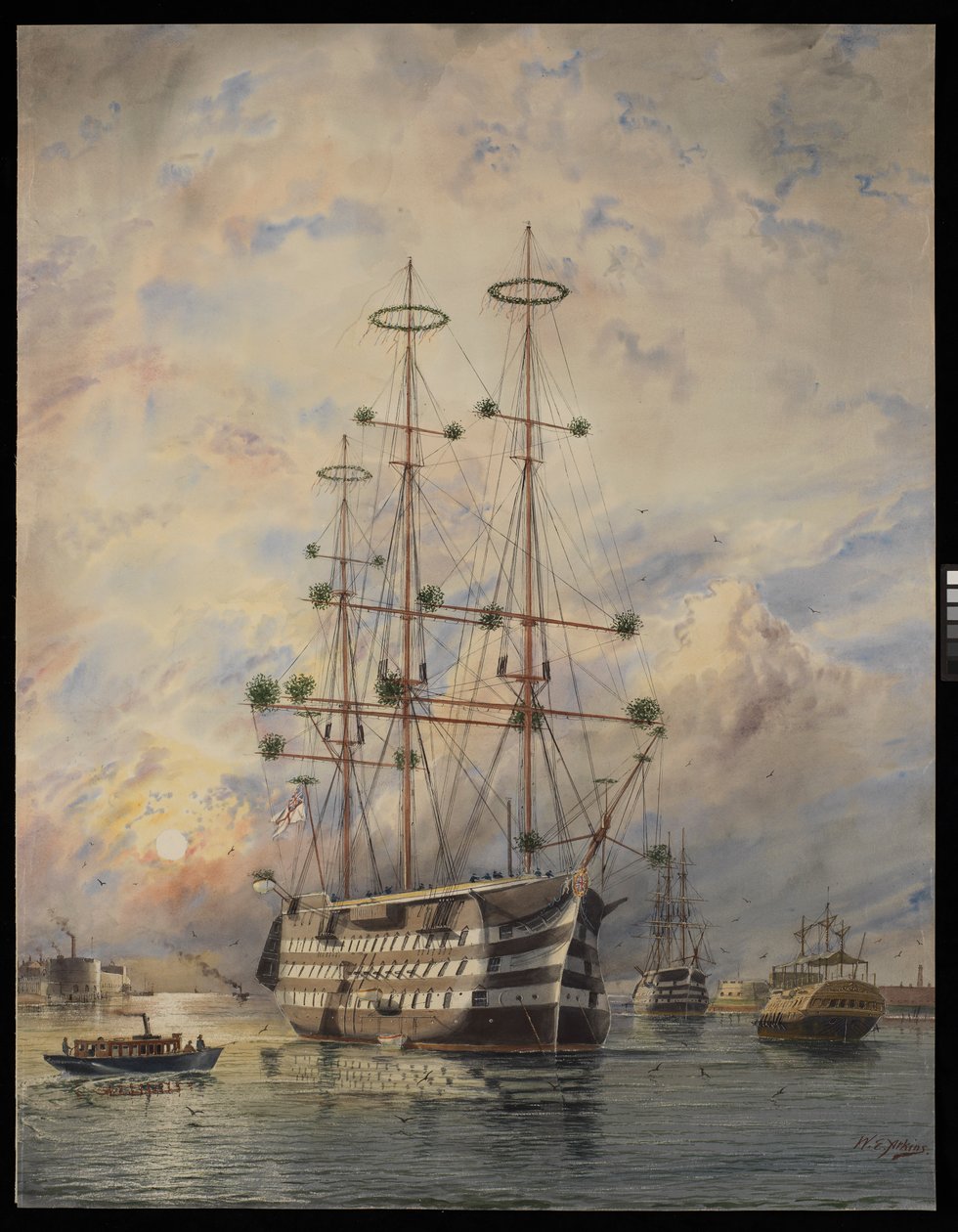 HMS Victory door William Edward Atkins