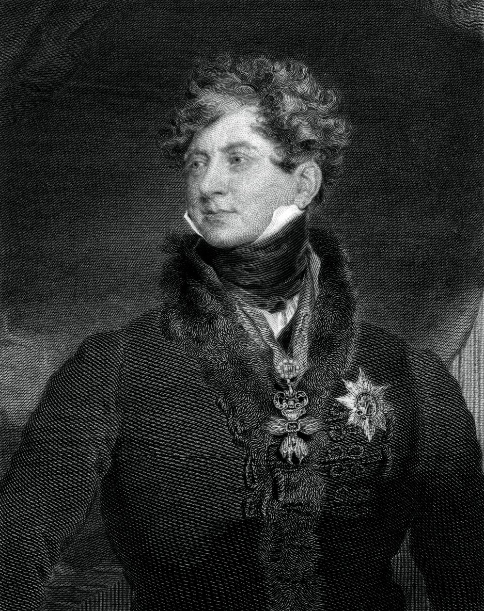 George IV, Koning van het Verenigd Koninkrijk en Hannover, 1829 door William Ensom