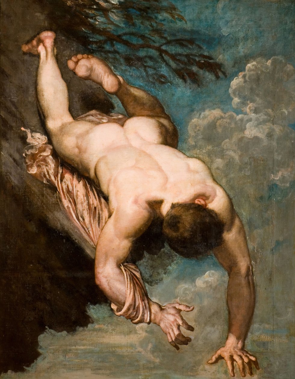 Manlius van de Rots Geworpen door William Etty