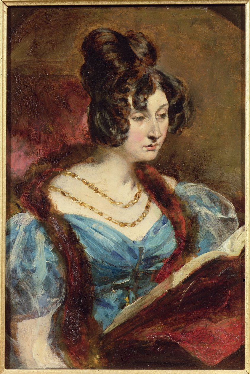 Portret van een Dame door William Etty