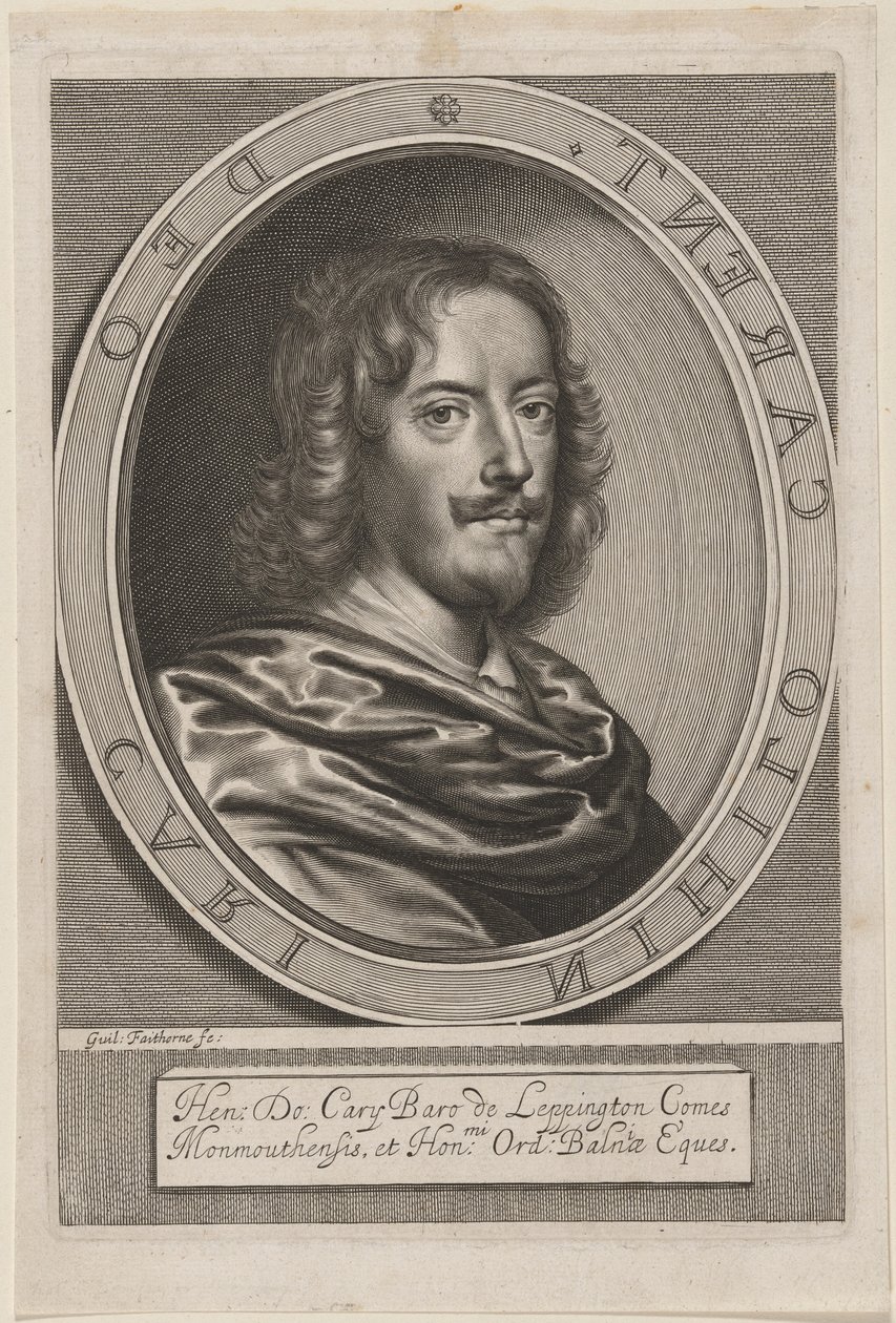 Henry Carey, graaf van Monmouth door William Faithorne