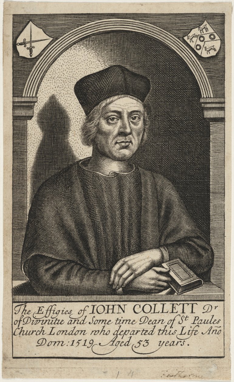 John Colet, D.D. door William Faithorne