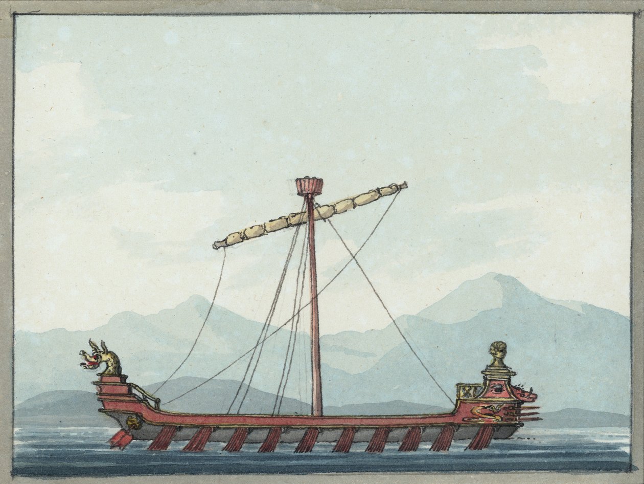 Een Heptereme van Phyras, Koning van Epirus door William Ffarington