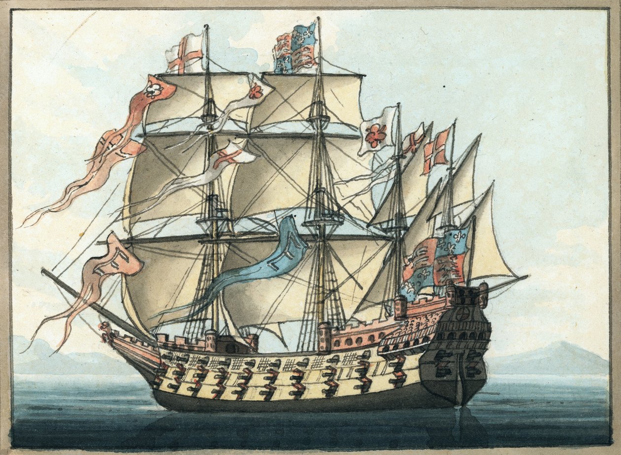 Soeverein van de Zeeën Hendrik VIII door William Ffarington