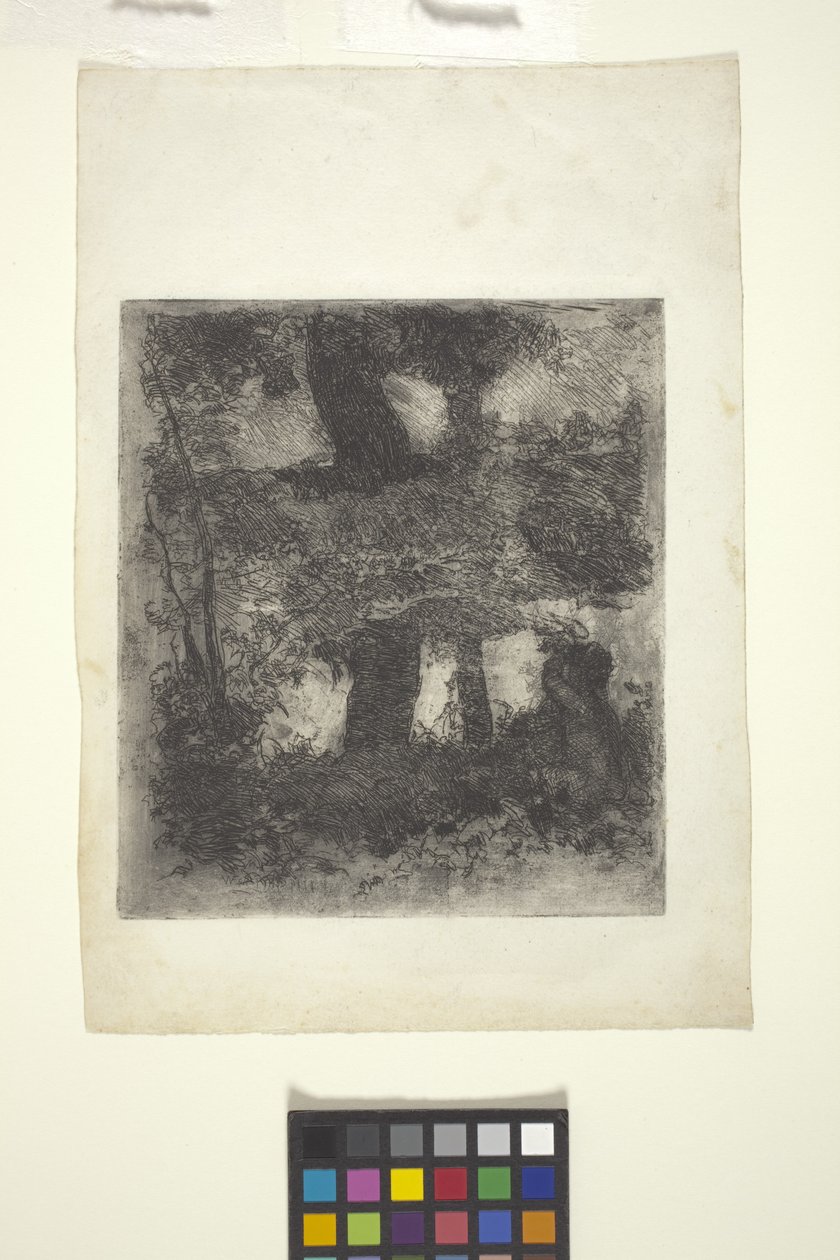 Landschap met Faun en Vijver (Gereflecteerd Landschap) door William Forsyth
