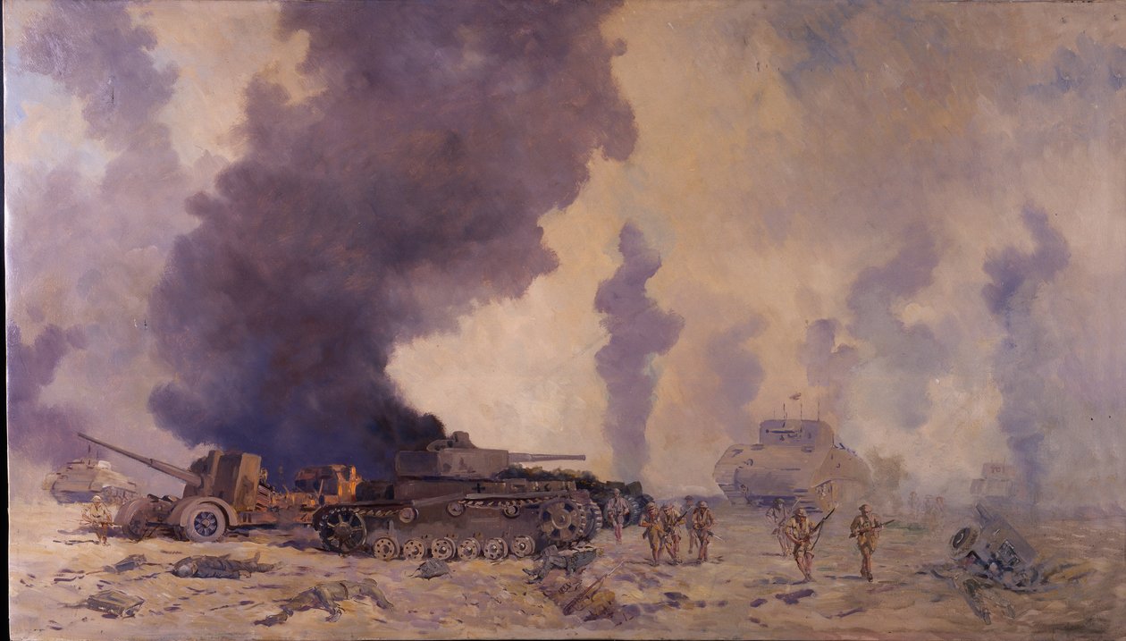 De Slag bij El Alamein door William Francis Longstaff