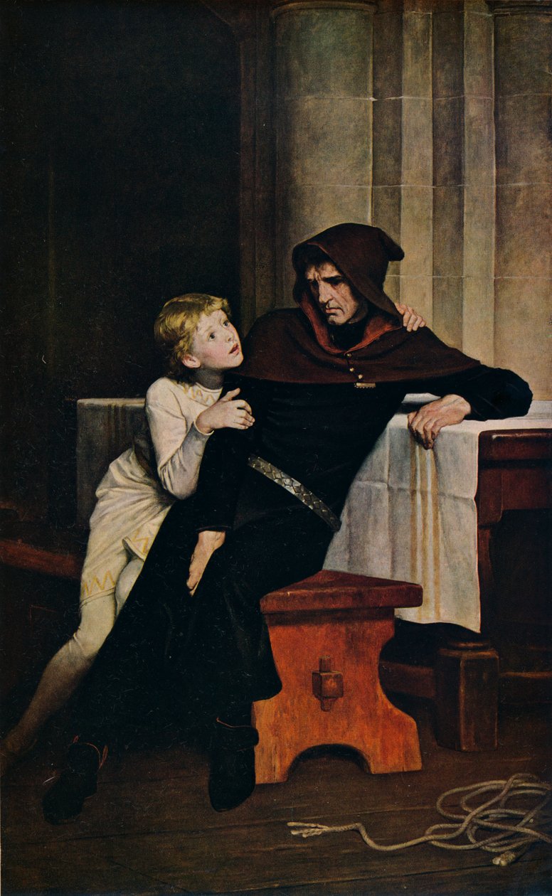 Prins Arthur en Hubert, 1882 door William Frederick Yeames