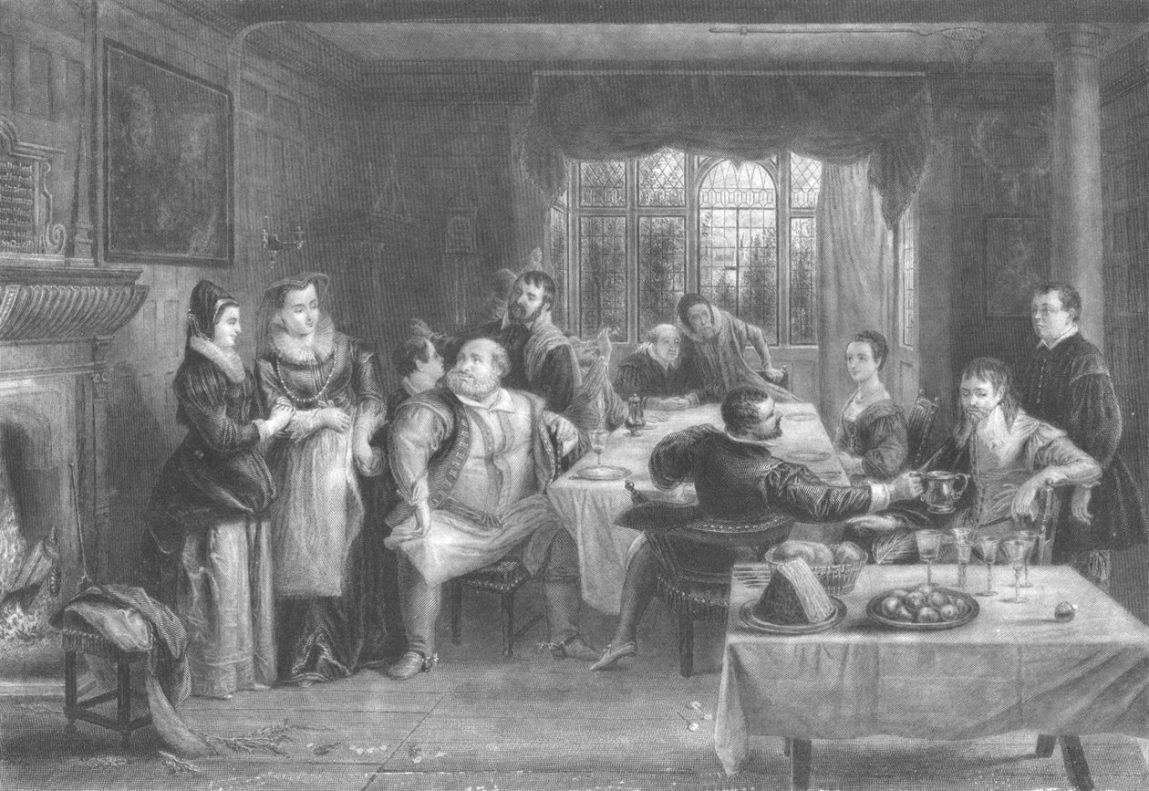 Falstaff en zijn vrienden door William Greatbach