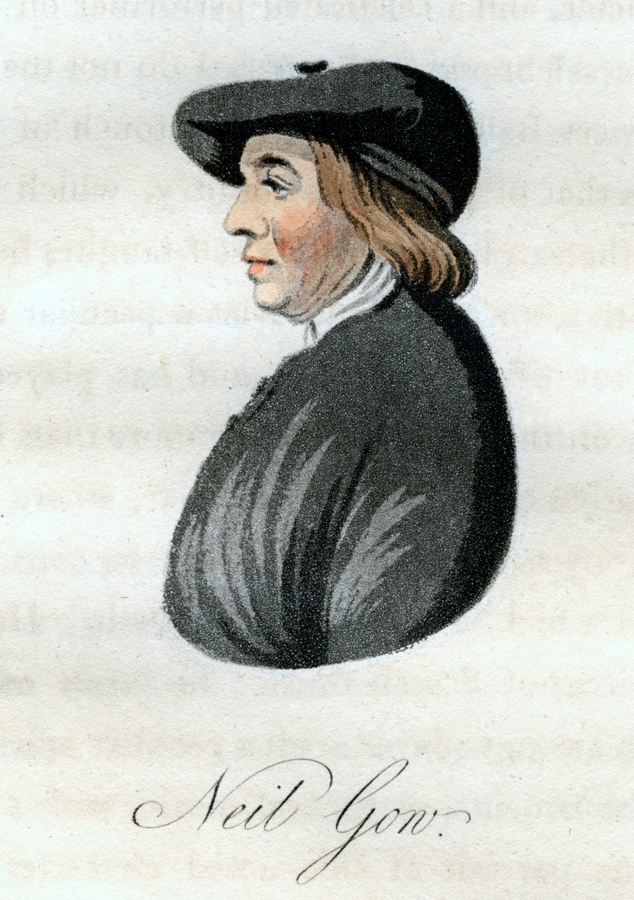 Neil Gow, Schotse violist, 1800 door William Green