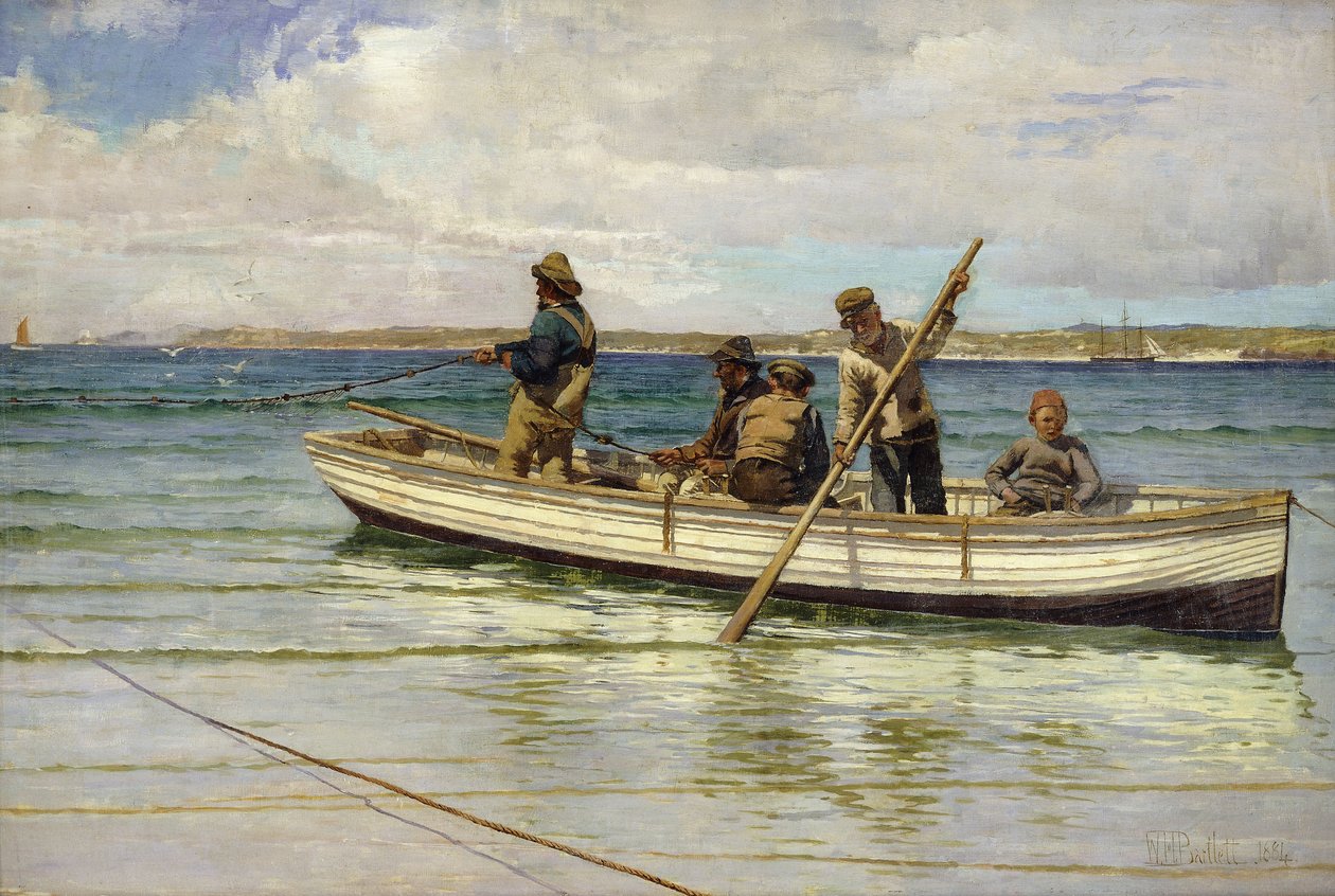 De vangst binnenhalen door William H. Bartlett