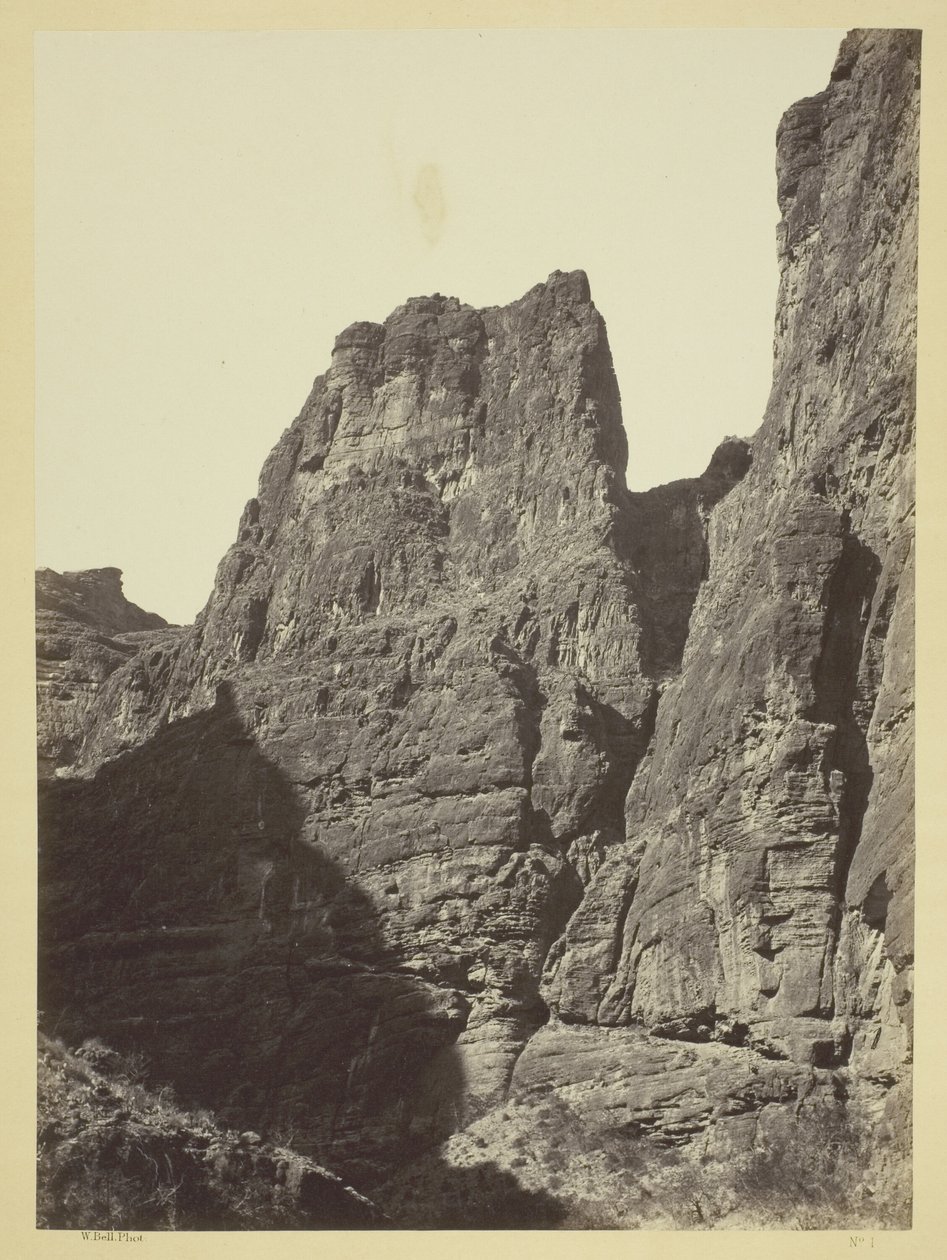 Cañon van Kanab Wash, Colorado rivier, kijkend naar het zuiden door William H. Bell