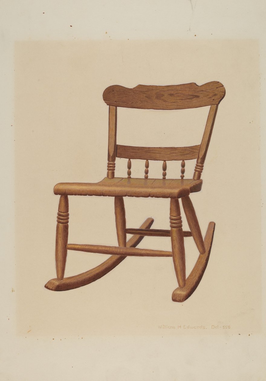Kinder Schommelstoel, ca. 1939 door William H Edwards