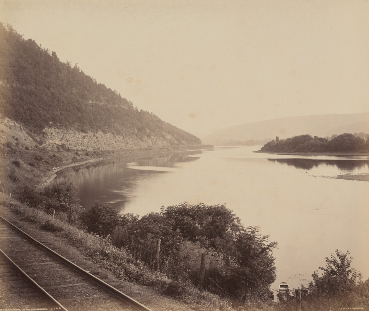 York Narrows, aan de Susquehanna door William H. Rau